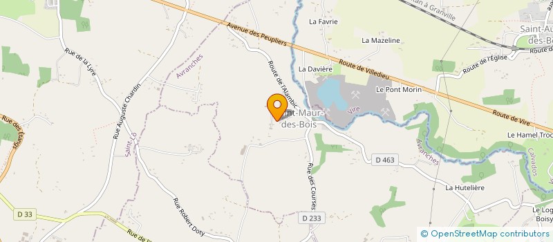 localisation de l'entreprise MADAME MARTINE DECLINCOURT  SAINT-MAUR-DES-BOIS