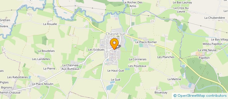 localisation de l'entreprise MADAME MARTINE DEFFIN  CHASNE-SUR-ILLET