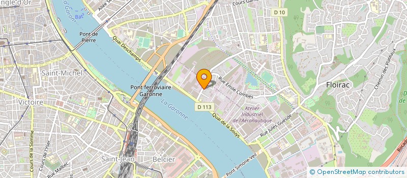 localisation de l'entreprise MADAME MARTINE DEFLANDRE à BORDEAUX