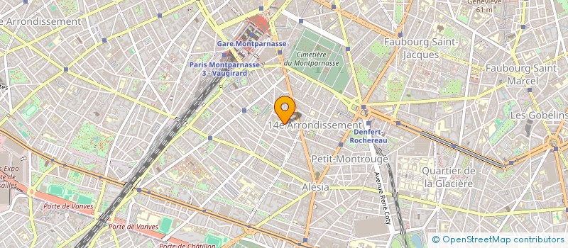 localisation de l'entreprise MADAME MARTINE DEFONTAINE  PARIS