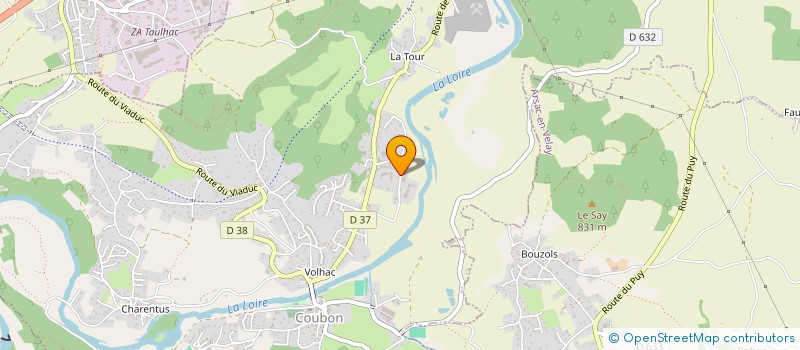 localisation de l'entreprise MADAME MARTINE DEGEORGES  COUBON