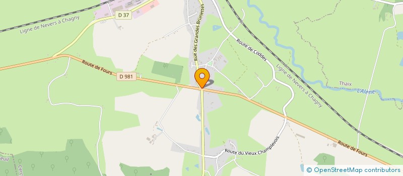 localisation de l'entreprise MADAME MARTINE DEHOUL  CERCY-LA-TOUR