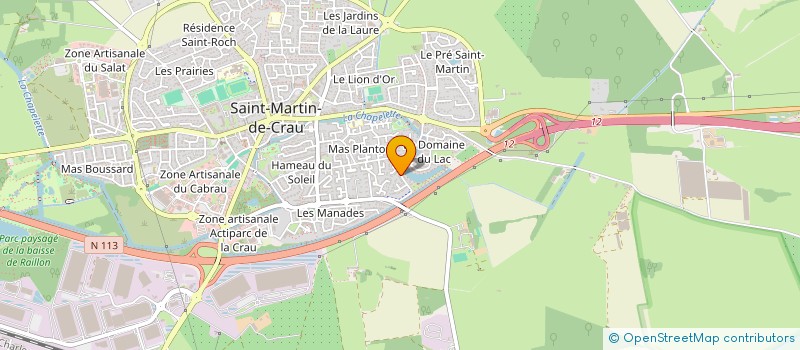 localisation de l'entreprise MADAME MARTINE DELABIE à SAINT-MARTIN-DE-CRAU