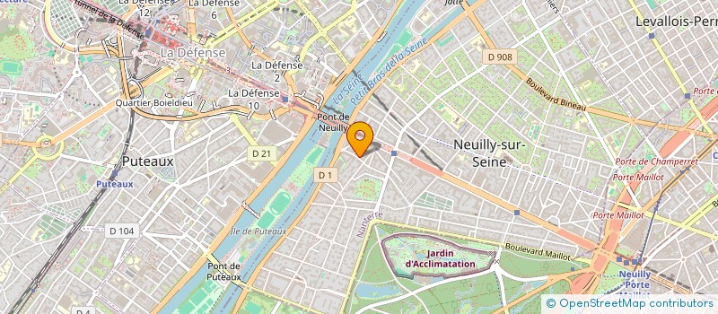 localisation de l'entreprise MADAME MARTINE DELALEUF à NEUILLY-SUR-SEINE