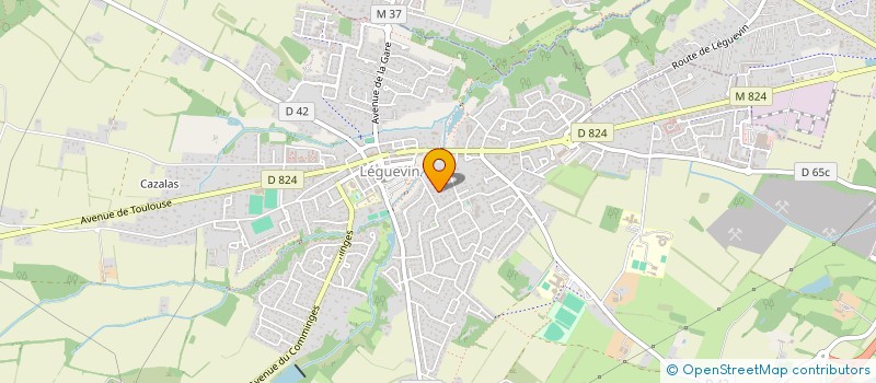 localisation de l'entreprise MADAME MARTINE DELAS  LEGUEVIN