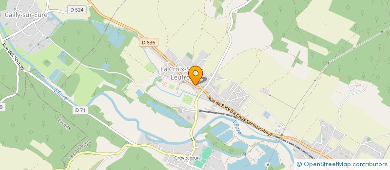 localisation de l'entreprise MADAME MARTINE DELAUNAY  CLEF VALLEE D'EURE