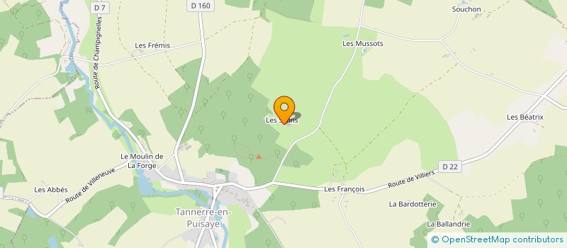 localisation de l'entreprise MADAME MARTINE DELBENDE  TANNERRE-EN-PUISAYE