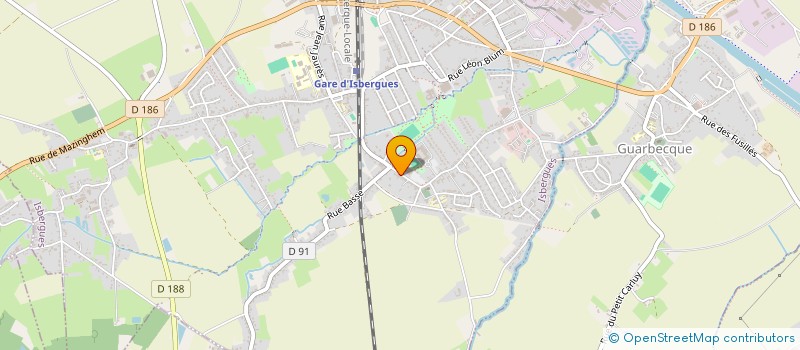 localisation de l'entreprise MADAME MARTINE DELCROIX  ISBERGUES