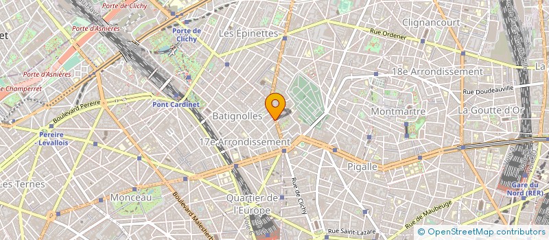 localisation de l'entreprise MADAME MARTINE DELESTRE à PARIS