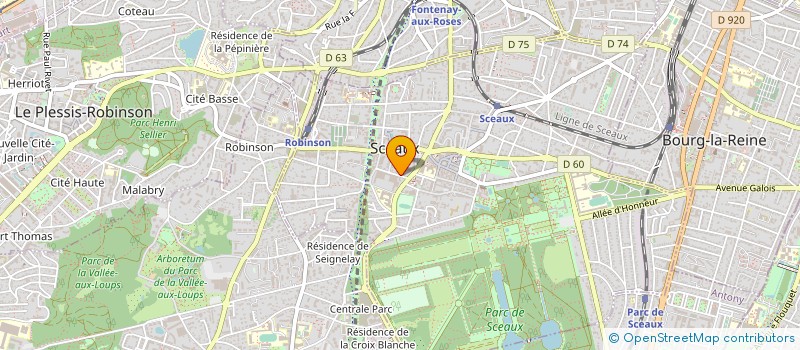 localisation de l'entreprise MADAME MARTINE DELFOUR à SCEAUX