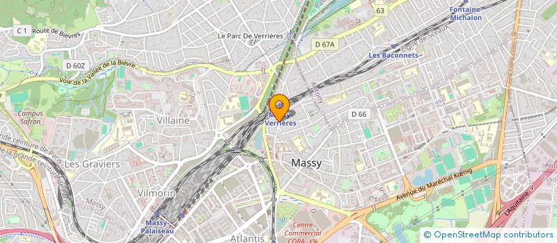 localisation de l'entreprise MADAME MARTINE DELICOURT à MASSY