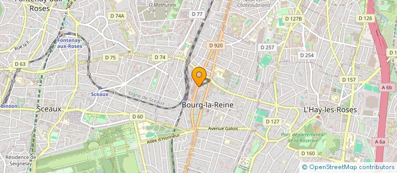 localisation de l'entreprise MADAME MARTINE DELPECH à BOURG-LA-REINE