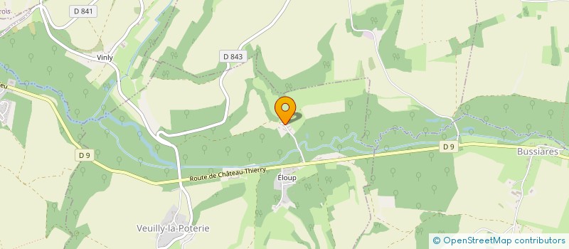 localisation de l'entreprise MADAME MARTINE DELSAUT  VEUILLY-LA-POTERIE