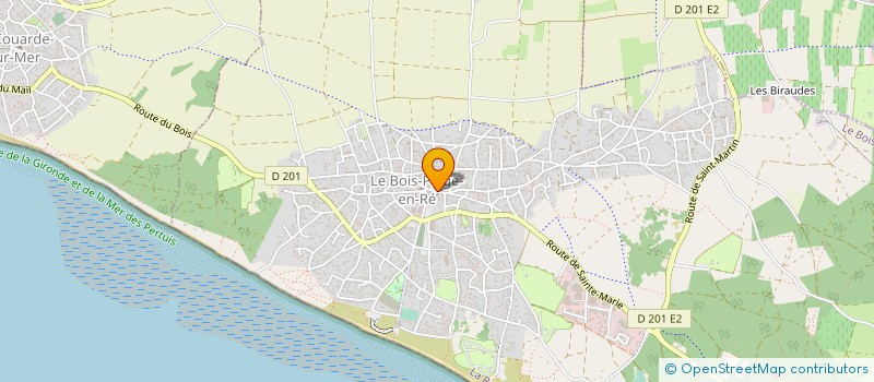 localisation de l'entreprise MADAME MARTINE DELSAUX  LE BOIS-PLAGE-EN-RE