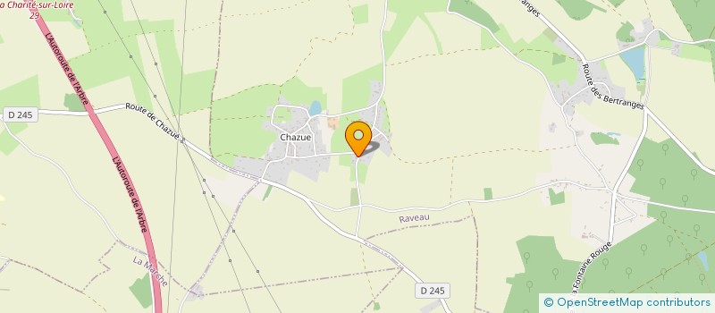 localisation de l'entreprise MADAME MARTINE DEMANGE  RAVEAU