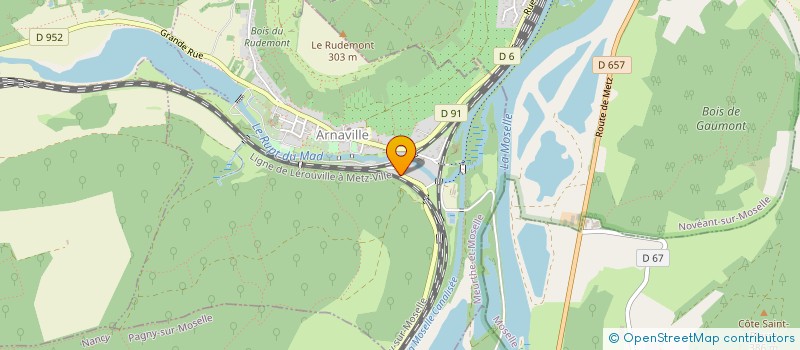 localisation de l'entreprise MADAME MARTINE DEMAY  ARNAVILLE