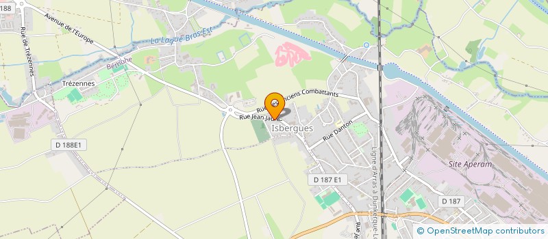 localisation de l'entreprise MADAME MARTINE DEMEYERE à ISBERGUES