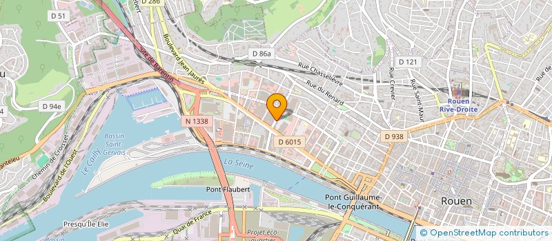 localisation de l'entreprise MADAME MARTINE DENIS à ROUEN