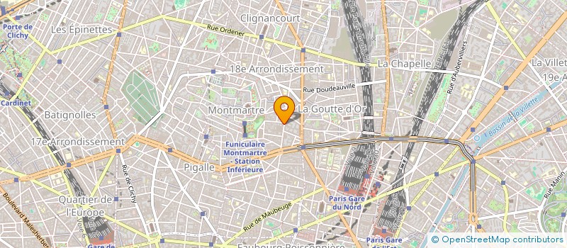 localisation de l'entreprise MADAME MARTINE DEPREUX  PARIS