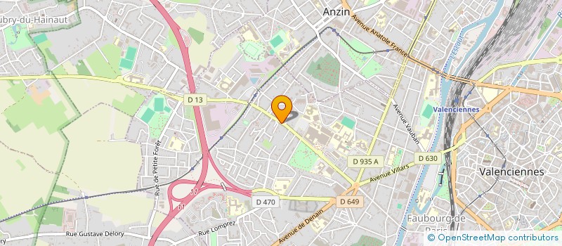 localisation de l'entreprise MADAME MARTINE DERCOURT à VALENCIENNES
