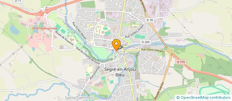 localisation de l'entreprise MADAME MARTINE DERENONCOURT  SCEAUX-D'ANJOU