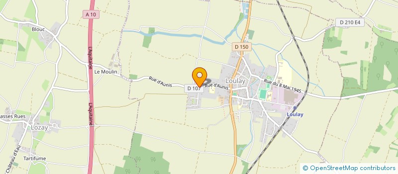 localisation de l'entreprise MADAME MARTINE DESCHAMPS  LOZAY