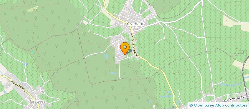 localisation de l'entreprise MADAME MARTINE DESHAUTELS  CRAMANT