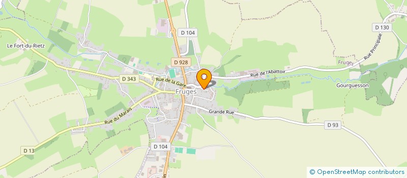 localisation de l'entreprise MADAME MARTINE DESPRES  FRUGES