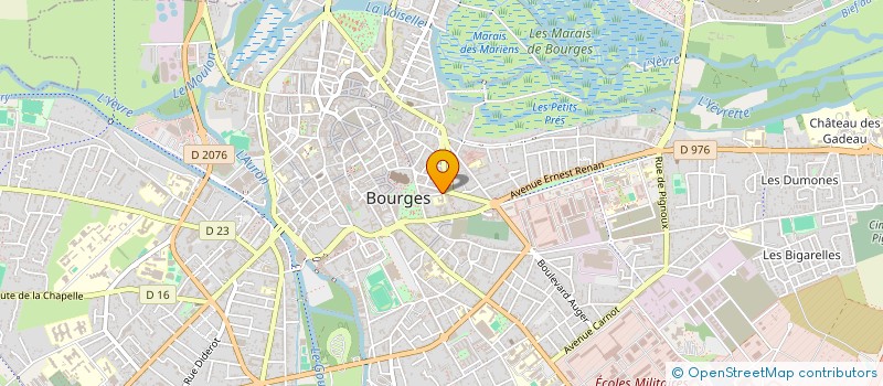 localisation de l'entreprise MADAME MARTINE DESPREZ  BOURGES