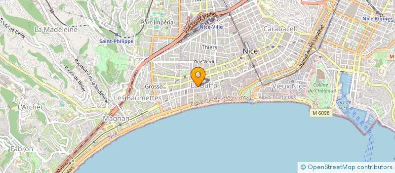 localisation de l'entreprise MADAME MARTINE DESTANDAU à NICE