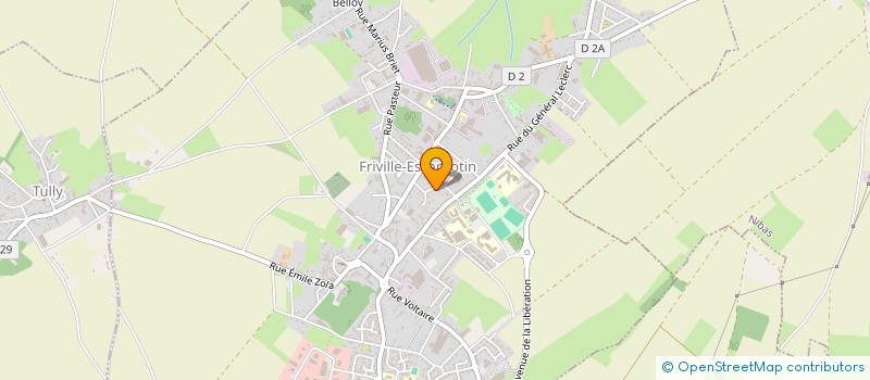 localisation de l'entreprise MADAME MARTINE DESTEUQUE  FRIVILLE-ESCARBOTIN