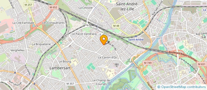 localisation de l'entreprise MADAME MARTINE DESVAUX DE MARIGNY à LAMBERSART