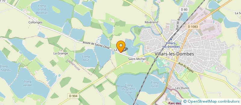 localisation de l'entreprise MADAME MARTINE DEUBELBEISS  AMBERIEUX-EN-DOMBES