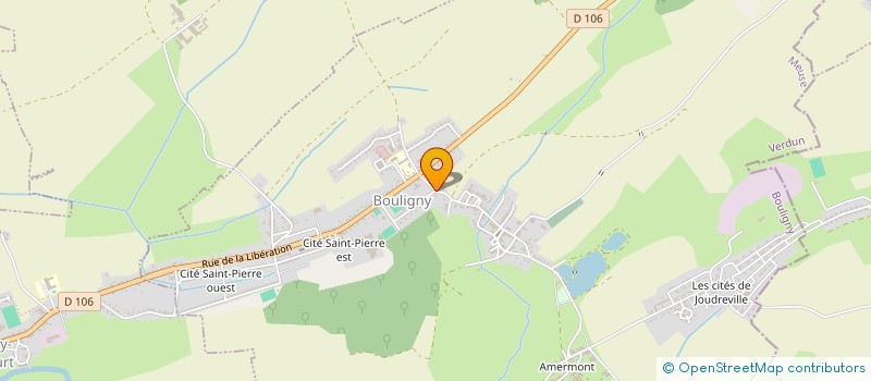 localisation de l'entreprise MADAME MARTINE DEVAUX à BOULIGNY
