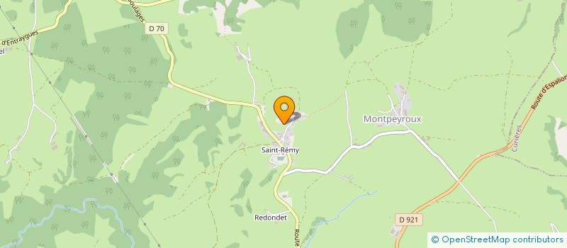 localisation de l'entreprise MADAME MARTINE DEVAUX  ARGENCES EN AUBRAC