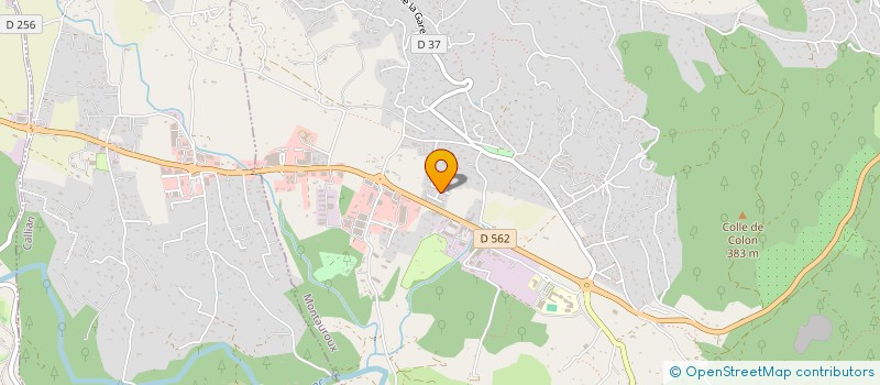 localisation de l'entreprise MADAME MARTINE DEVILLEBICHOT  MONTAUROUX