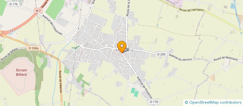 localisation de l'entreprise MADAME MARTINE DEYRIEUX à MALISSARD