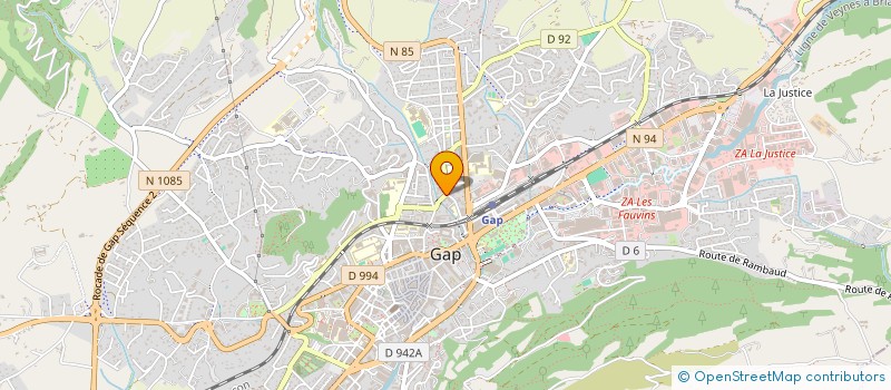 localisation de l'entreprise MADAME MARTINE DI GIACOMO  GAP