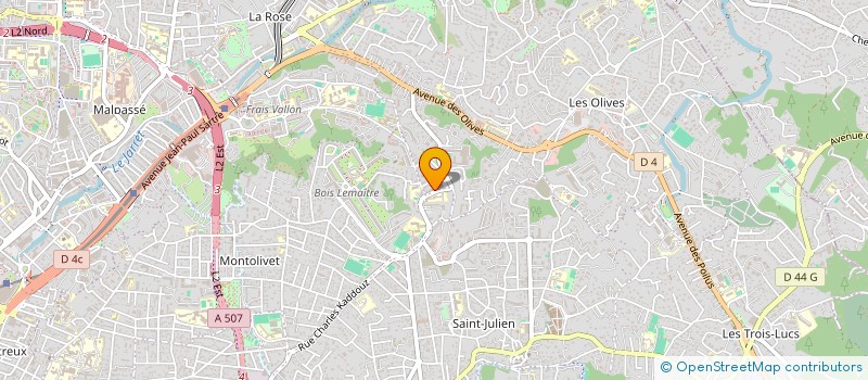 localisation de l'entreprise MADAME MARTINE DIALLO à MARSEILLE 13EME