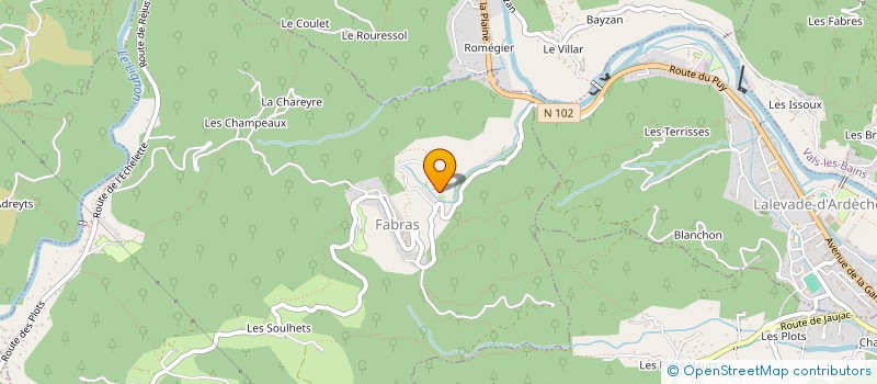 localisation de l'entreprise MADAME MARTINE DIERSE  FABRAS