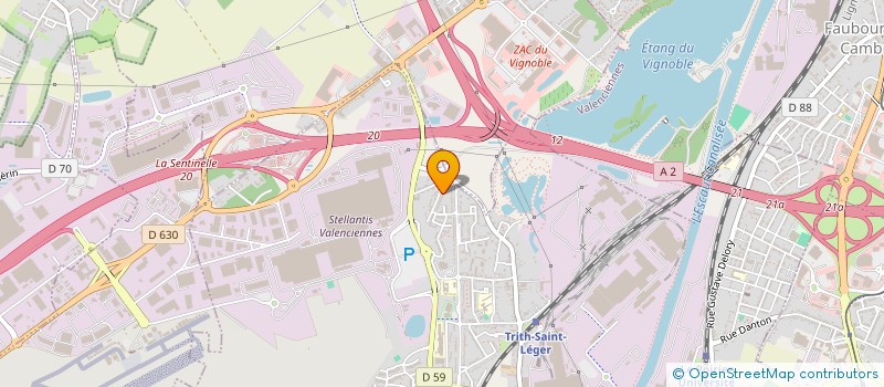 localisation de l'entreprise MADAME MARTINE DIEVAL  TRITH-SAINT-LEGER