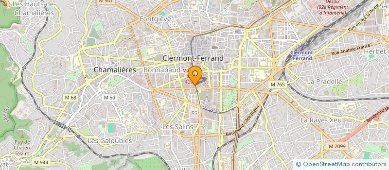 localisation de l'entreprise MADAME MARTINE DILLET à CLERMONT-FERRAND