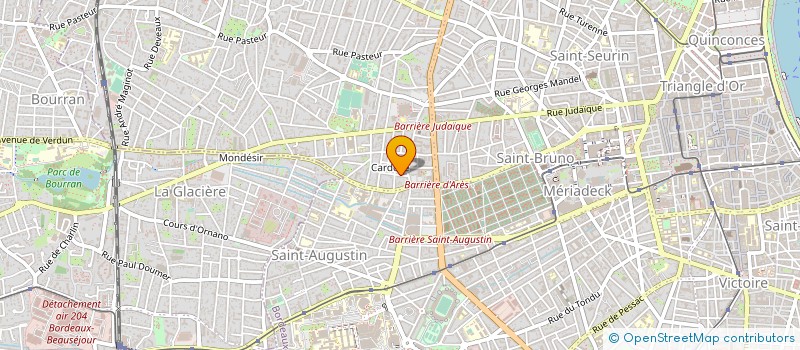 localisation de l'entreprise MADAME MARTINE DJOULIZIBARITCH à BORDEAUX