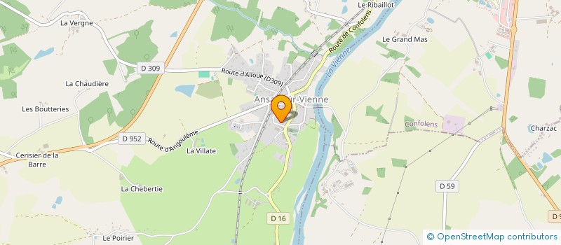 localisation de l'entreprise MADAME MARTINE DOMINIQUE à ANSAC-SUR-VIENNE