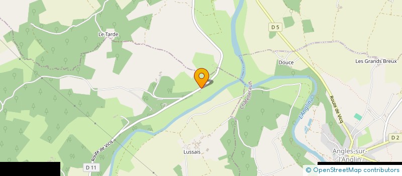 localisation de l'entreprise MADAME MARTINE DOREAU BLANCHARD  SAINT-PIERRE-DE-MAILLE