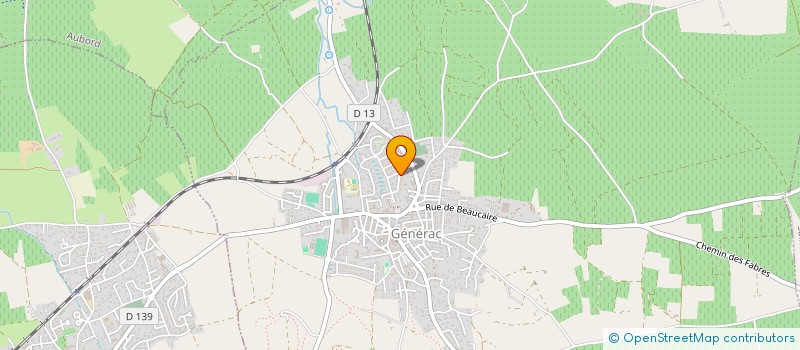 localisation de l'entreprise MADAME MARTINE DORIAN à GENERAC