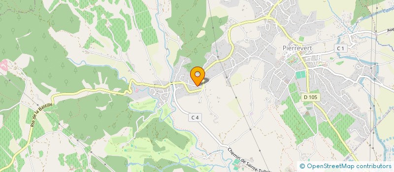 localisation de l'entreprise MADAME MARTINE DOURDY  PIERREVERT