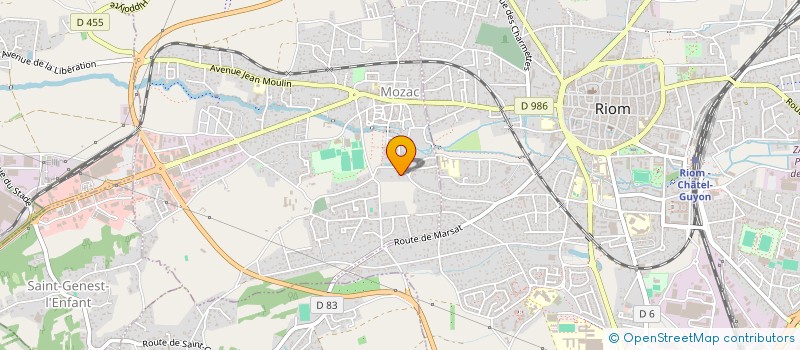 localisation de l'entreprise MADAME MARTINE DRAMAIS  MOZAC