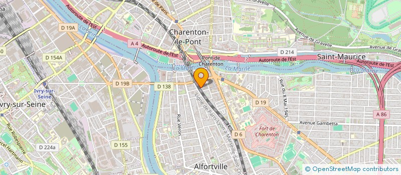 localisation de l'entreprise MADAME MARTINE DRIKES  MAISONS-ALFORT