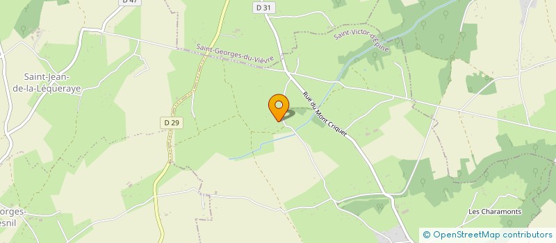 localisation de l'entreprise MADAME MARTINE DROUX  SAINT-VICTOR-D'EPINE